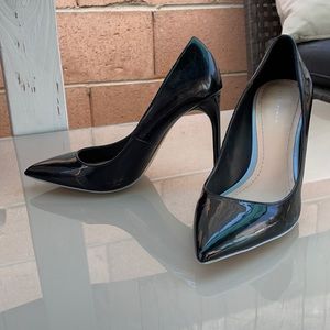 Zara black patent stilettos 35/ 5